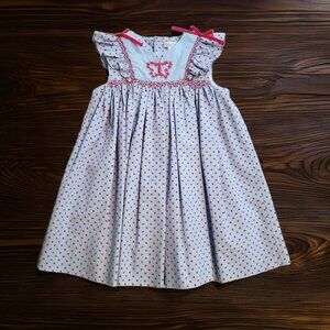 Petit Ami Smocked Butterfly Dress Size 18m